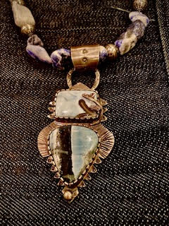  This unique pendant was skillfully created by Chris Tremain. 